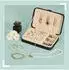 Relaxdays Schmuck-Reiseetui schwarz, 4,5x21x14,5cm (10045731_46)
