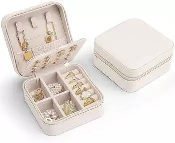 LuxusKollektion Schmuckkästchen Reise-Etui Kunstleder, Damen