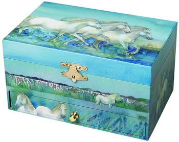 Trousselier Musical Jewellery Box Horses Camargue (60621)