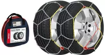 AMiO KN-100 Schneeketten 12mm Rautenprofil, 2er-Set (02115)