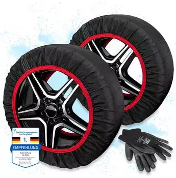 Heyner Premium Textile Schneeketten Größe M, 13"-18", 2er-Set (735520)