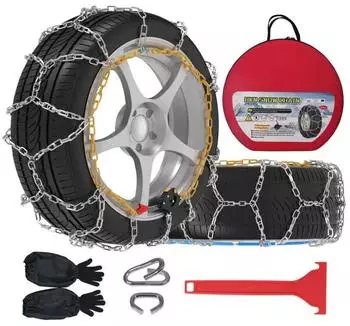 LuxusKollektion Automatische Schneeketten 12mm, Größe 150, EN 16662, 2 Stück