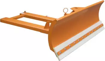 Bauer Südlohn Stapler-Schneeschieber mit PU-Schürfleiste Schildbreite 2.100 mm