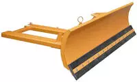 Schneeschieber f.Gabelstapler Kehr-B.2100mm 2-fach verstellb.gelborange BAUER
