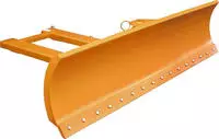 Schneeschieber SCH-S 240, lackiert, Gelborange