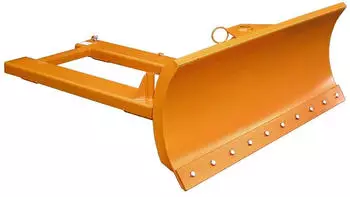 Bauer Südlohn Stapler-Schneeschieber mit Stahlschürfleiste Schildbreite 1.500 mm