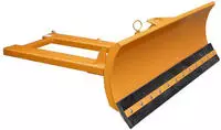 Schneeschieber f.Gabelstapler Kehr-B.1800mm 2-fach verstellb.gelborange BAUER