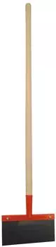 Kerbl Stoßscharre 30cm breit, Federstahl 1mm, mit Stiel (29268)