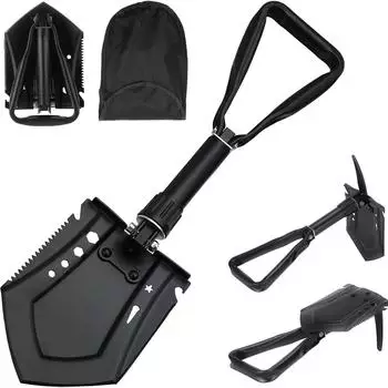 LuxusKollektion Klappspaten 58cm Kohlenstoffstahl (Camping)