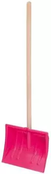 Prosperplast Bobo Kinder-Schneeschaufel, Holzgriff, rosa (ILO1-205C)