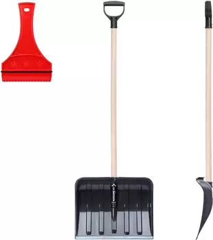 Prosperplast Noname Eco Schneeschaufel 41cm, schwarz (ILT41-S411)