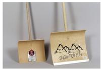 Spaten Kinder-schneeschieber, Aus Holz, Mit Stiel, Blattbreite 250 Mm - Ideal