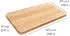 Creative Home Frühstücksbrettchen-Set 10 Stück Holz | 22.5 x 12.5 x 1.2 cm
