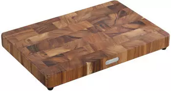 Zassenhaus Hackblock Akazienholz-Stirnholz 45cmx30cmx4,5cm dunkelbraun (55481)