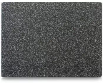 Zeller Glasschneideplatte \"Granit\", anthrazit 40x30