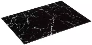 Five Gloves CUTTING BD 30X40 GLASS BLK MAR Schwarz