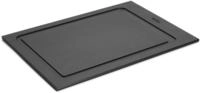 WOLL Schneidebrett Cut & Serve , schwarz , Papier,Holz , Ma&szlig;e (cm): B: 25 H: 0,7