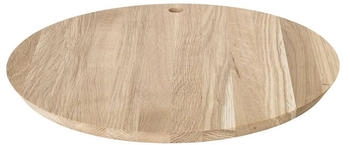 Blomus BORDA Schneidbrett Rund Schneidebrett Holzbrett Holz Brett Eiche &Oslash; 30 cm