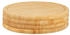 Relaxdays Küchenbrett Natur rund 4er Set Bambus 30 cm