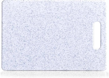 Zeller Schneidebrett Granitoptik Kunststoff 30 x 20 x 0,8 cm hellgrau
