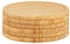 Relaxdays Küchenbrett Bambus rund 30 cm (6er Set)