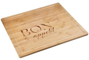 Kesper | Buffetplatte/Herdabdeckplatte mit Einbrand Material: Bambus Maße: 56 x 50 x 4 cm Holzstärke: 1,6 cm Farbe: Braun | 58597 13