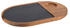 APS Servierbrett 2-teilig 28 x 17,5 cm Absatz Ø 5 cm Akazienholz mit Naturschieferplatte