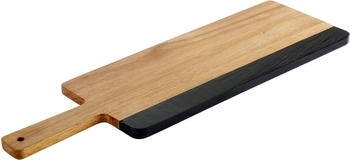 APS Servierbrett Akazienholz Naturschiefer 36,5 cmx15 cmx1,5 cm