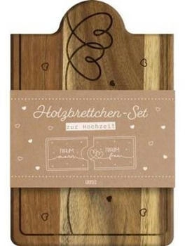 Sheepworld GRUSS & CO Holzbrett-Set "Traumfrau Traummann" | Set aus 2 48796