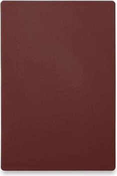 Hendi Schneidbrett bruin 600x400x18 mm HDPE500 Braun