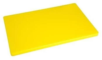 Gastronoble Hygiplas LDPE extra dickes Schneidebrett gelb 45x30x2cm - gelb Kunststoff DM002