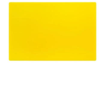 Gastronoble Hygiplas antibakterielles LDPE Schneidebrett 450x300x10mm Gelb (HC861)