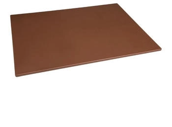 Gastronoble Hygiplas LDPE Schneidebrett 600x450x10mm Braun Kunststoff (GAS-HC873)