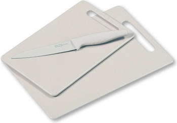 Kesper Brettchenset mit Messer Grau