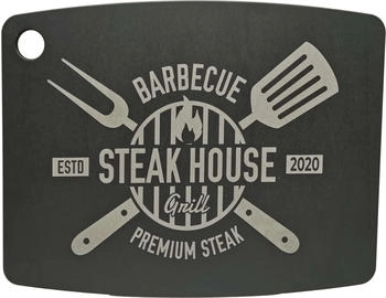 JADE Schneidbrett Steakhouse Schwarz