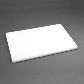 Gastronoble Hygiplas LDPE Schneidebrett 450x300x20mm Weiß Kunststoff (GAS-DM001)