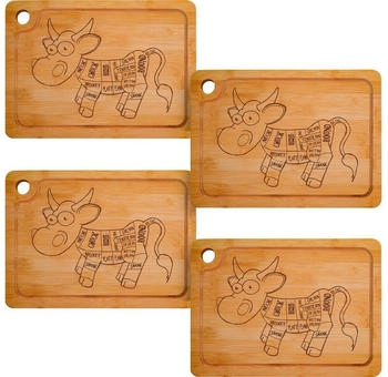 Dune Design Steakbrett Braun Holz Rechteckig 23x33 cm (17068)
