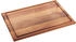 GEFU Schneidebrett ENNO, Walnussholz, (1-St), mit Saftrille, klingenschonend, 30 cm x 44 cm x 1,8 cm (13947)
