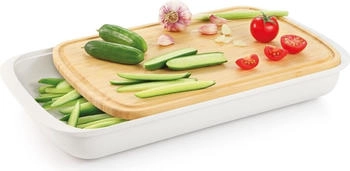 Tescoma Schneidebrett mit Tablett ONLINE 45 x 25cm (900895)