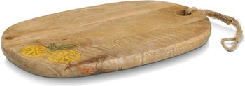 Zeller Zeller Schneide-/Servierbrett, Lemon, Mangoholz, 38x25x2cm