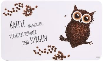 Kesper Dekor-Frühstücksbrettchen, Kaffee Eule - 32369 - die charmante Geschenkidee