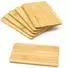 Spetebo Bambus Schneidebrettchen 22x14cm, 6er-Set (3241)
