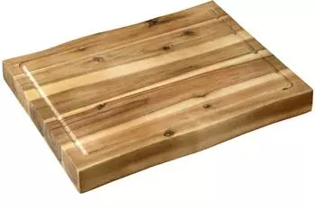 Kesper Tranchierbrett mit Saftrille, Akazienholz, 48x36,5x7cm (28750)