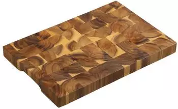 Kesper Tranchierbrett Akazien-Stirnholz, FSC, 36x24x3cm (28150)