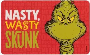United Labels Grinch "Nasty Wasty Skunk" Fr&uuml;hst&uuml;cksbrettchen aus Resopal 23,5x14,5cm (0132545)