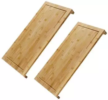 Kesper Schneide- und Abdeckplatte Bambus 54x28x4cm, 2 Stück (58590.2)