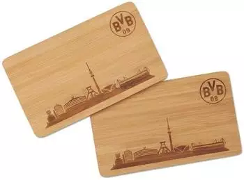 BVB Frühstücksbrettchen aus Holz, 2er-Set (22706100)