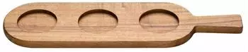 Leonardo Matera Servierbrett für Dipschälchen, Akazienholz, 40x11cm