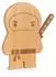 Ototo Ninja Board Schneidebrett & Messer, Holz, Edelstahl (OT16715)