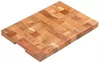 vidaXL Hackblock 50&times;30&times;3,8 cm Akazie Massivholz